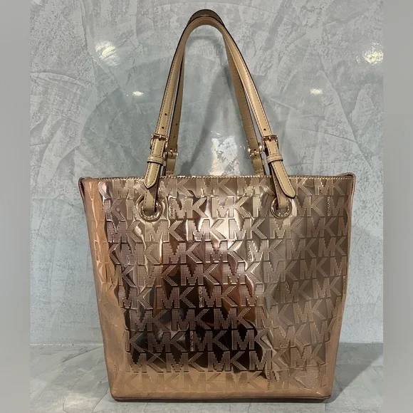 Michael kors clearance rose gold bag